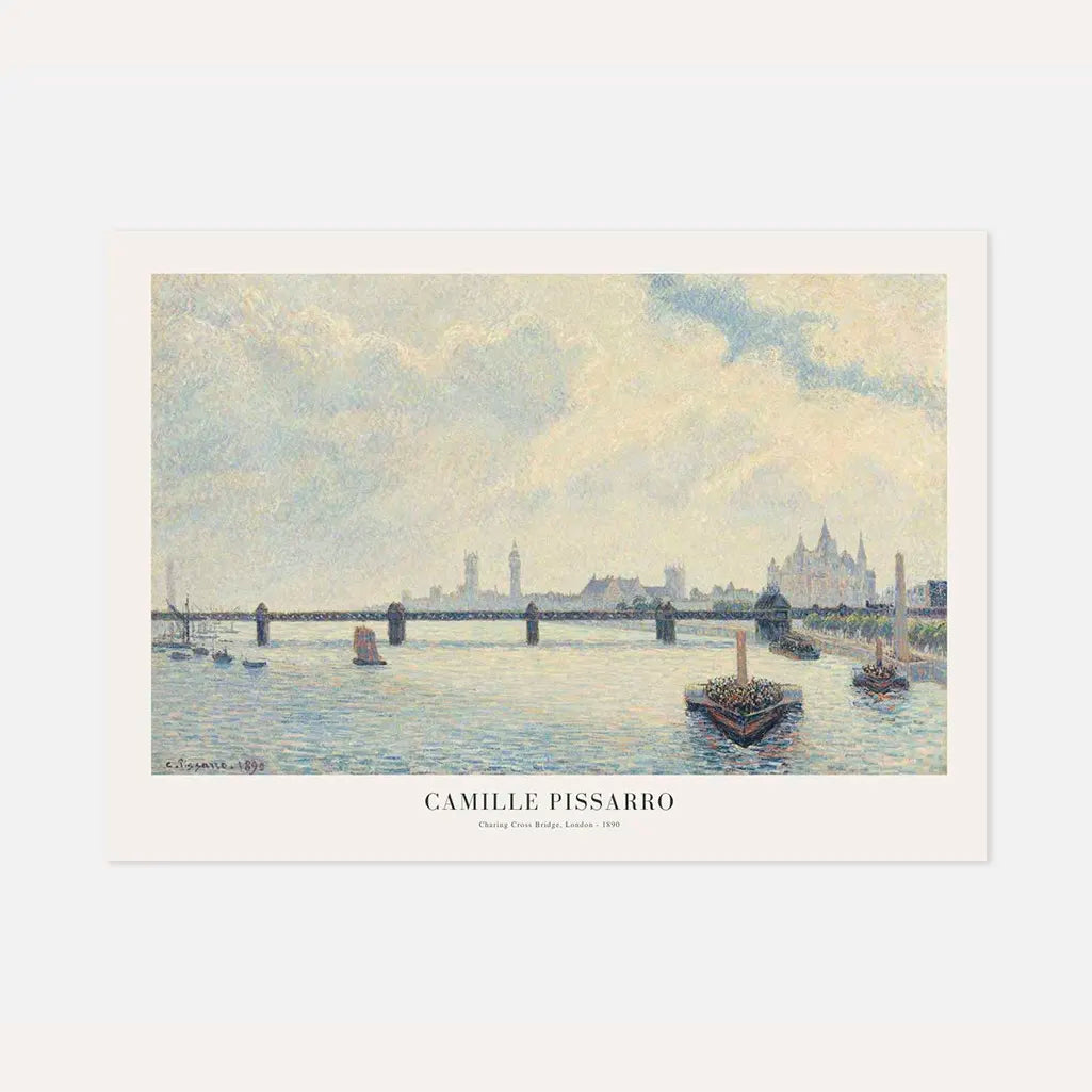 Camille Pissarro – Charing-Cross-Brücke, London Poster