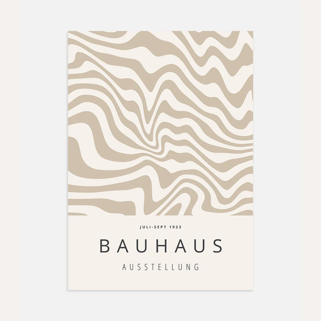 Bauhaus Wellenruhe Poster