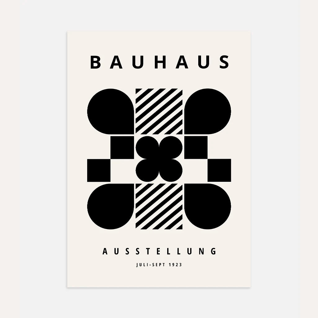 Bauhaus-Figurenspiel-Poster