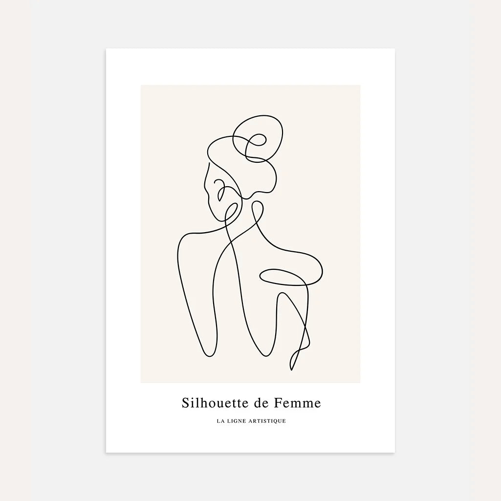 Poster – Subtile Frau