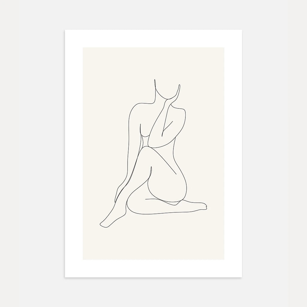 Poster – Körperhalbmond