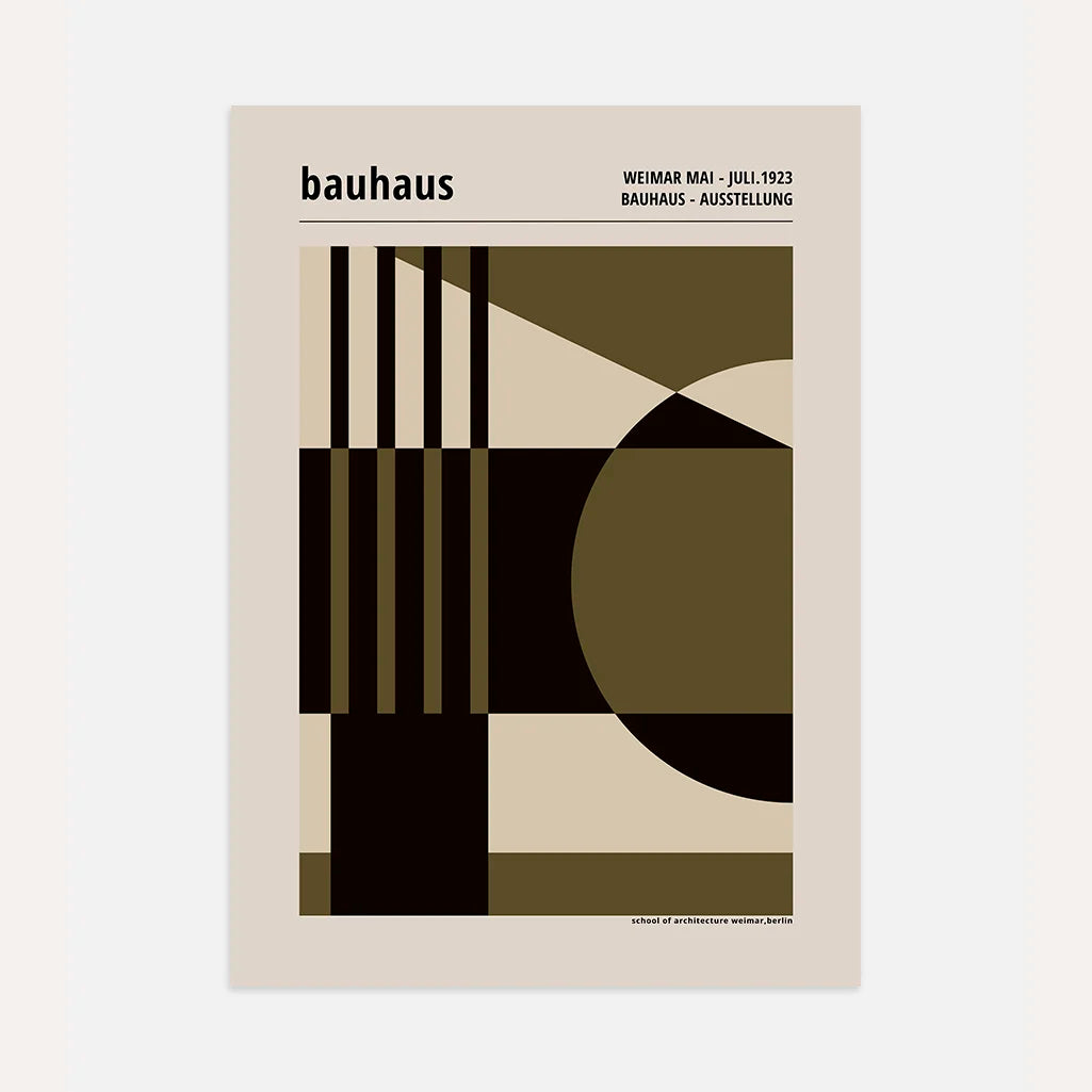 Bauhaus Architektonische Poster