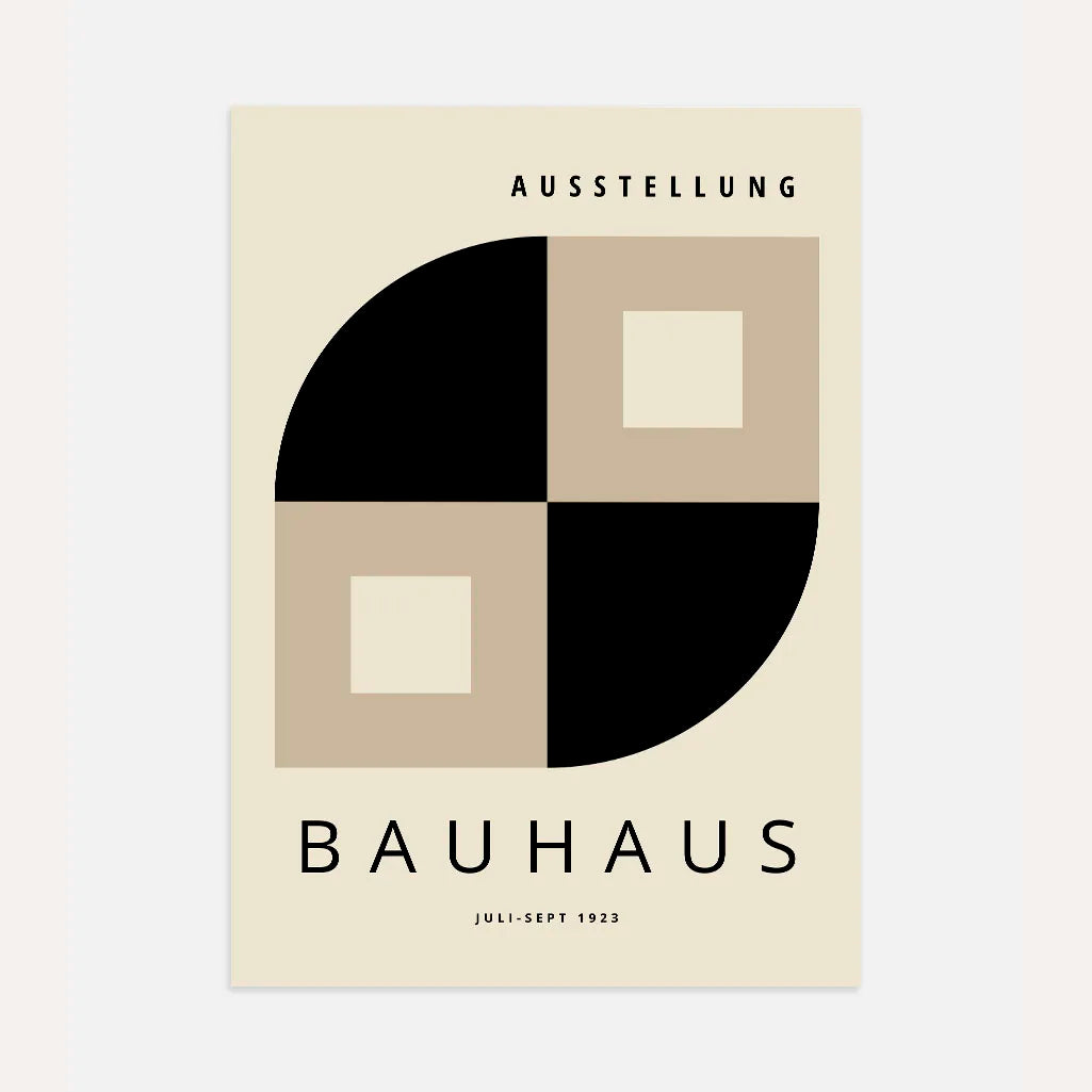 Bauhaus Modernistische Figuren Poster