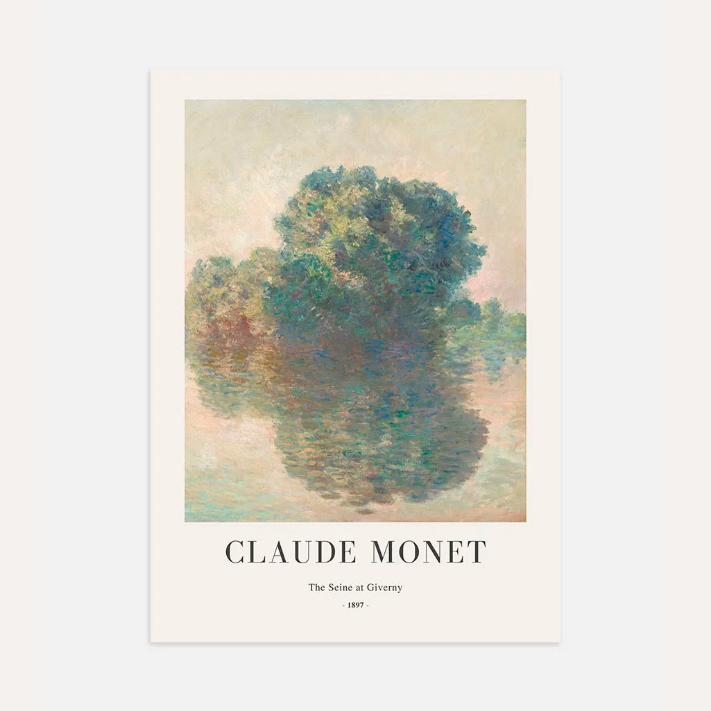 Claude Monet – Die Seine in Giverny Poster