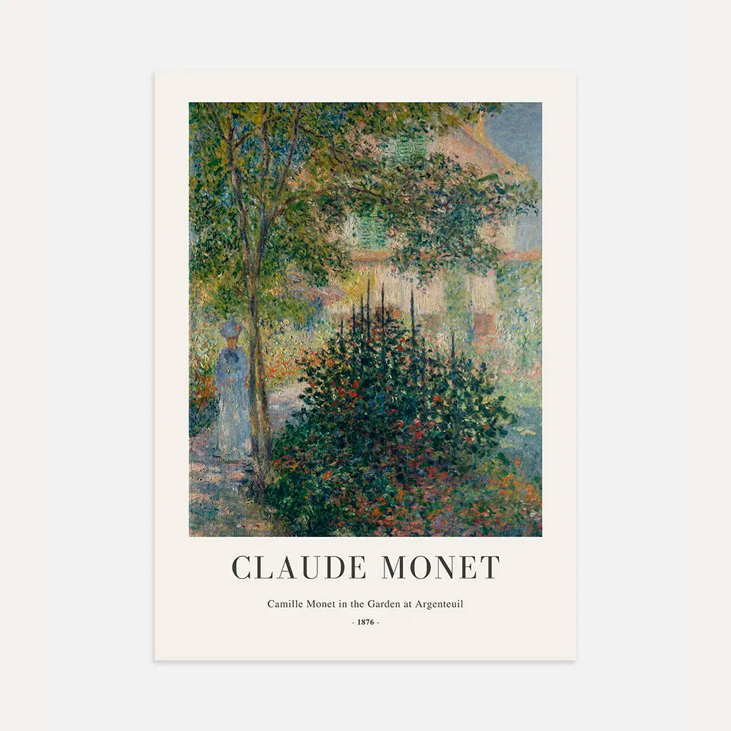 Claude Monet Poster – Camille im Garten