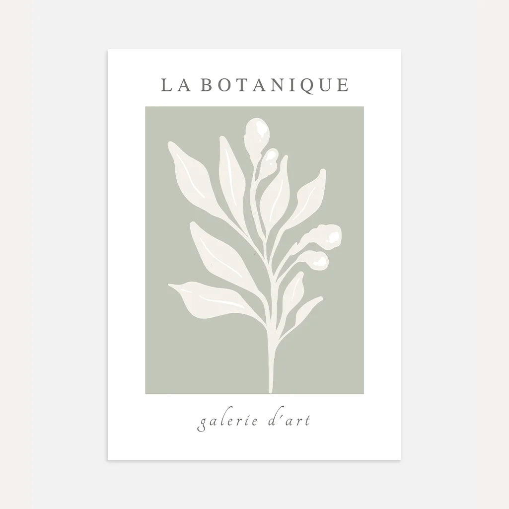 Botanisches Salbeizweig-Poster