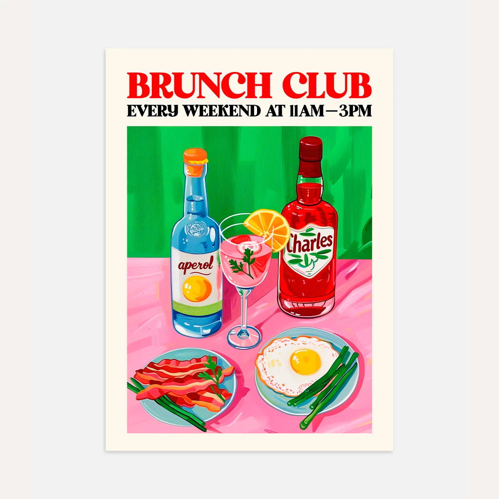 Frühstück Poster