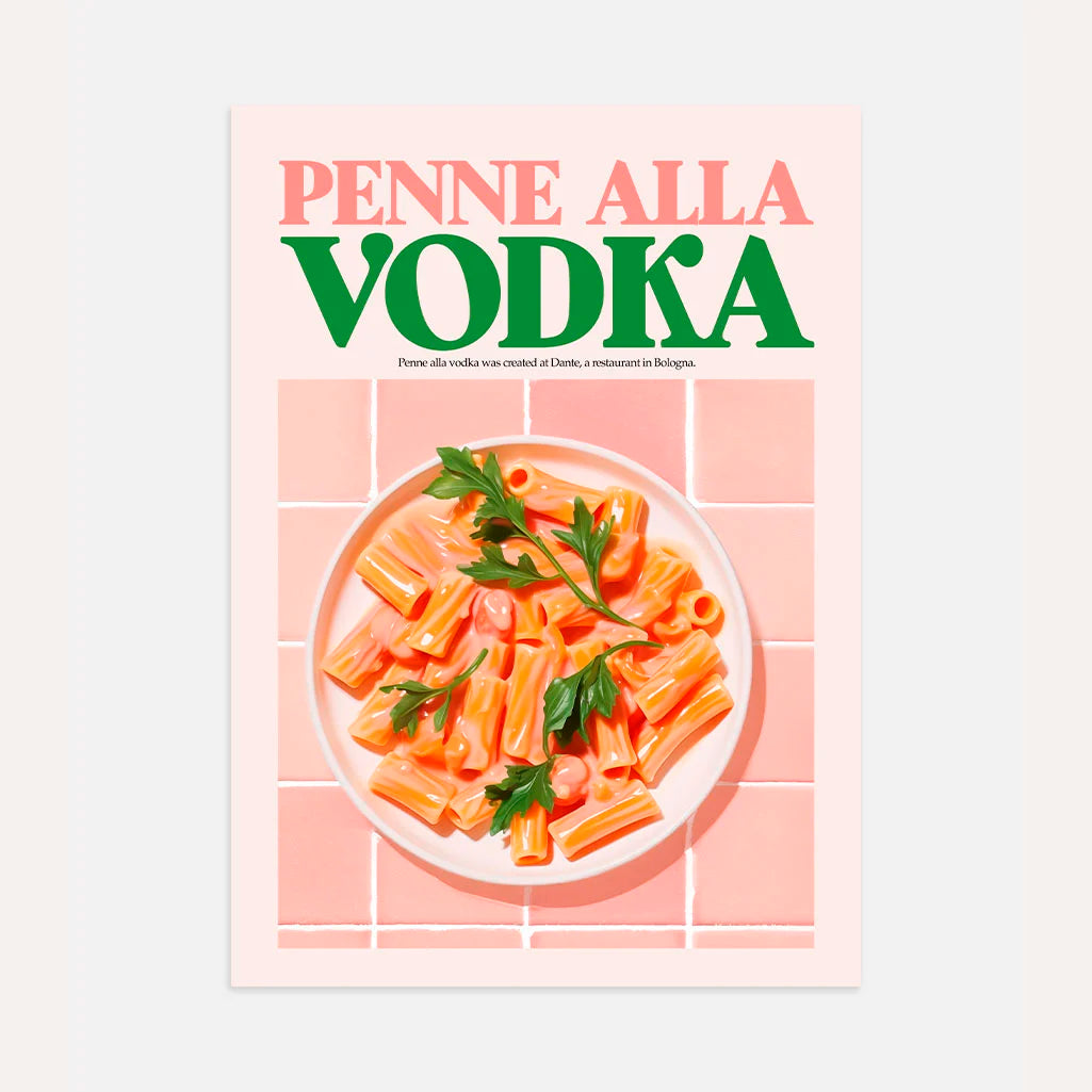 Penne Mit Wodka-Sauce Poster