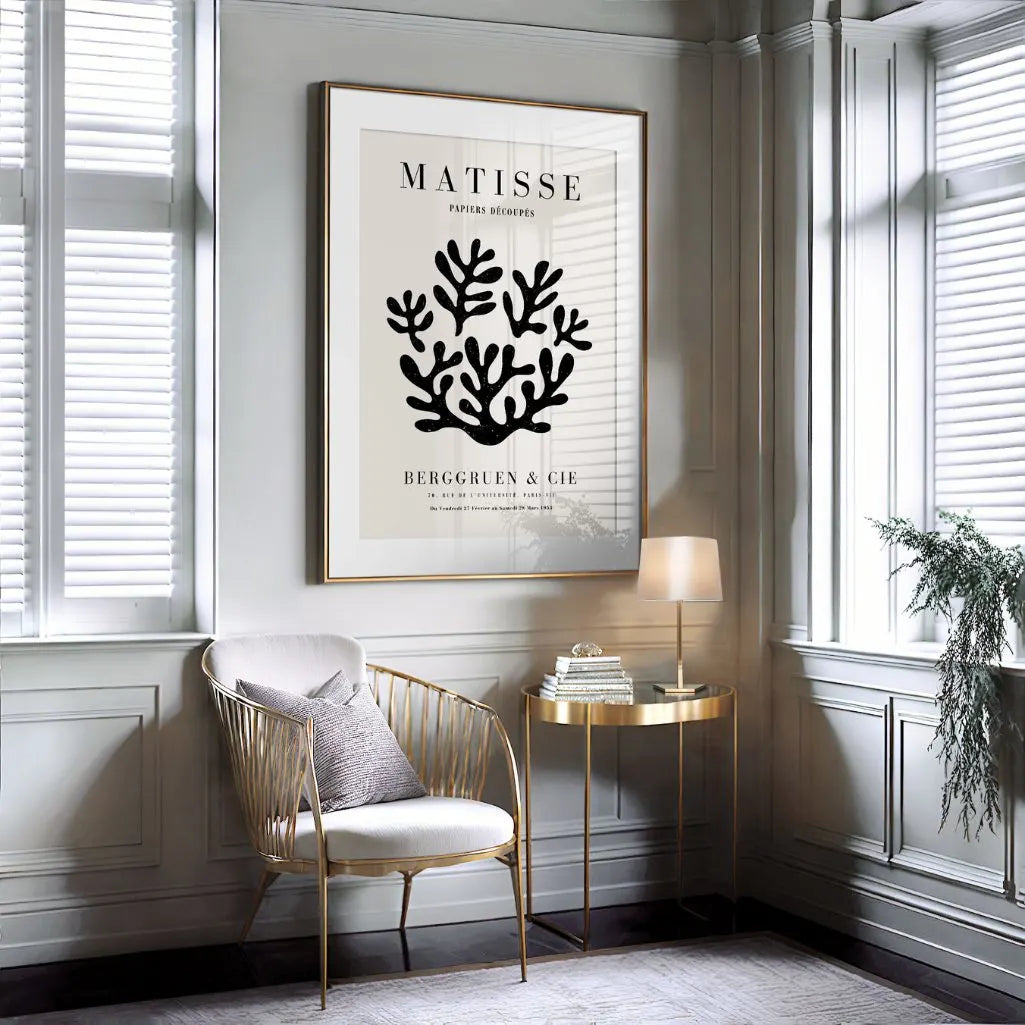 Henri Matisse – Schwarze Korallen Poster