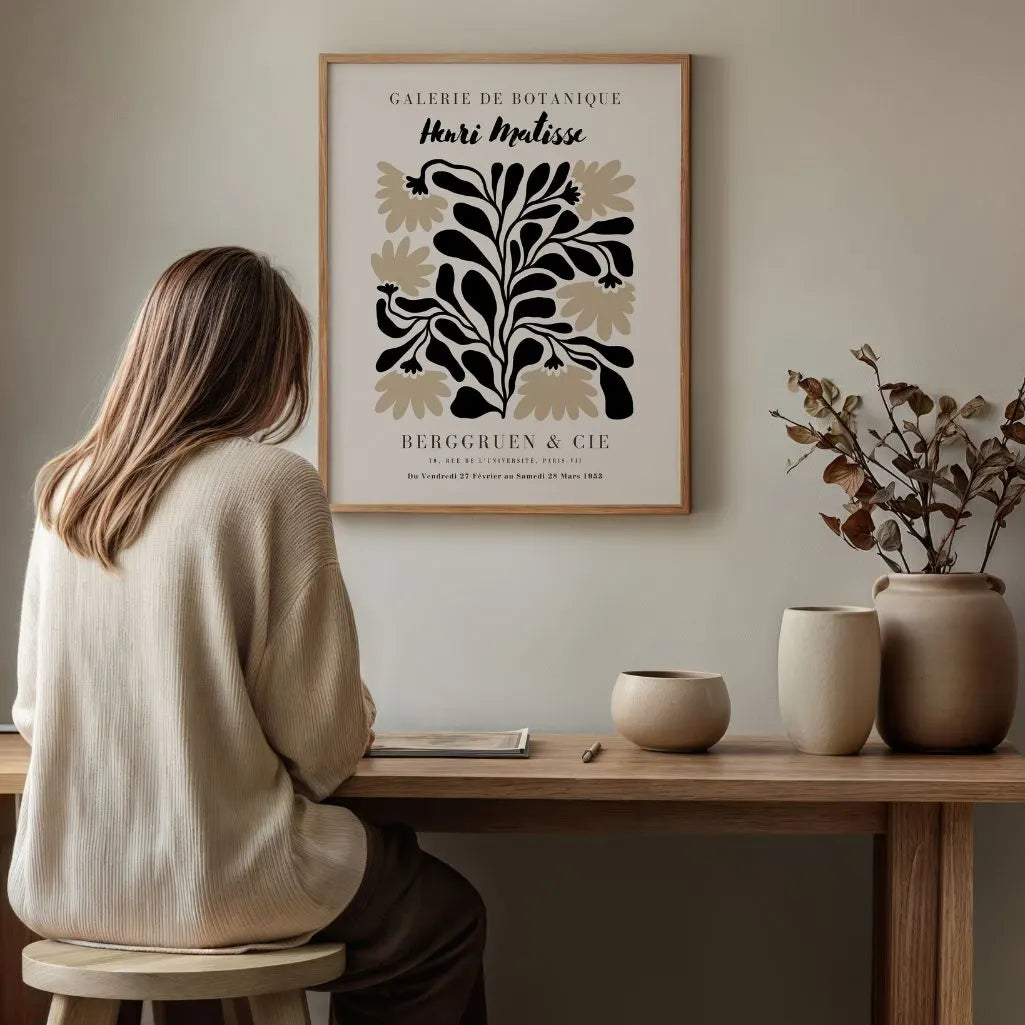 Henri Matisse – Florales Scherenschnitt Poster