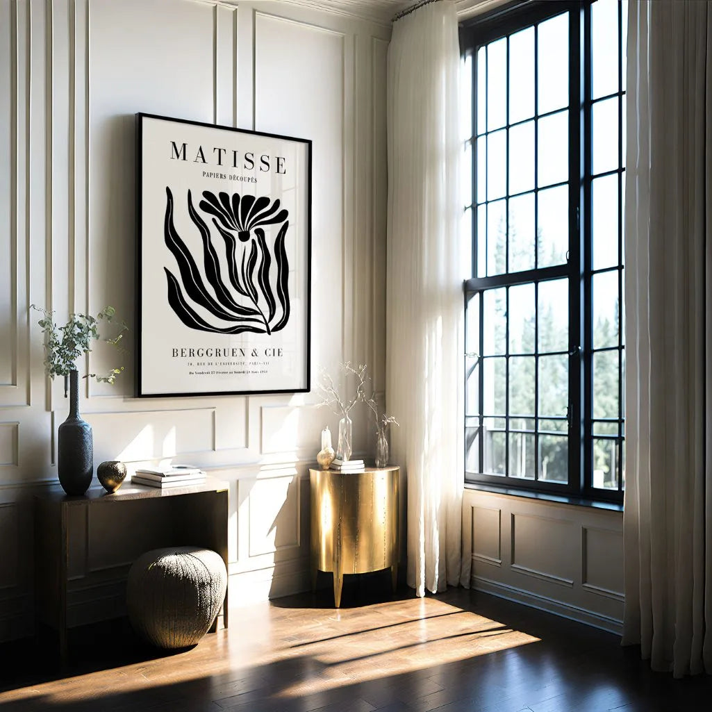 Henri Matisse – Schwarze Blume Poster