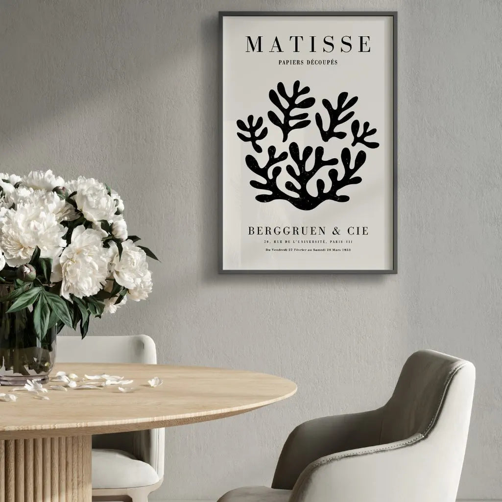 Henri Matisse – Schwarze Korallen Poster