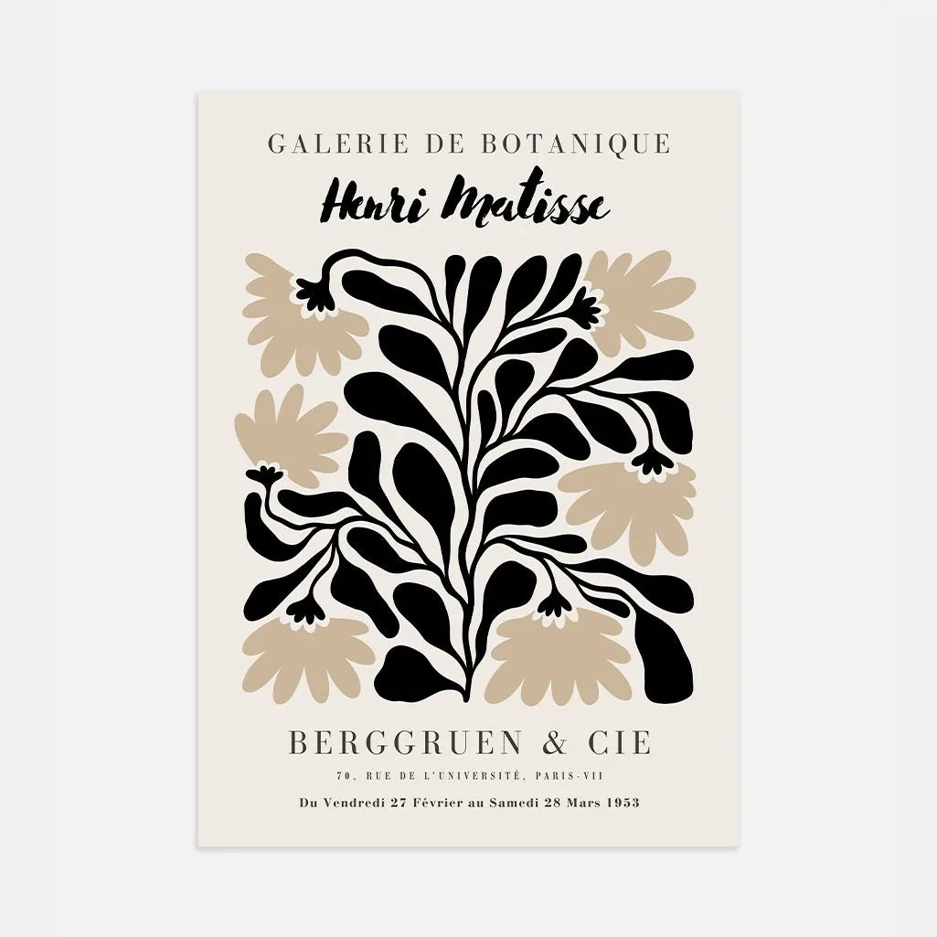 Henri Matisse – Florales Scherenschnitt Poster