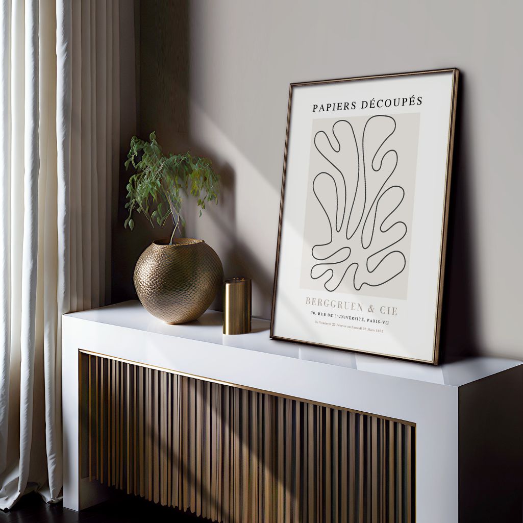Matisse Koralle Linienzeichnung Poster