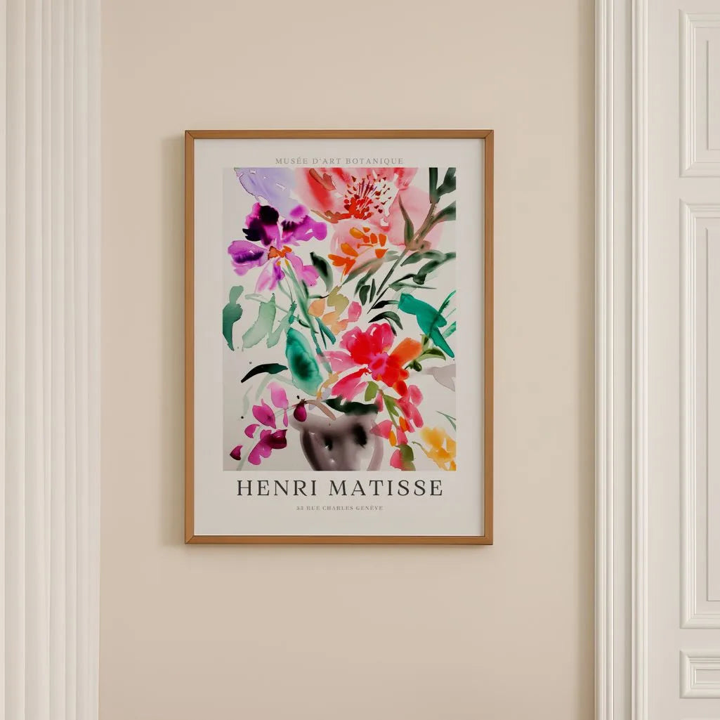 Matisse Aquarell Bouquet Poster