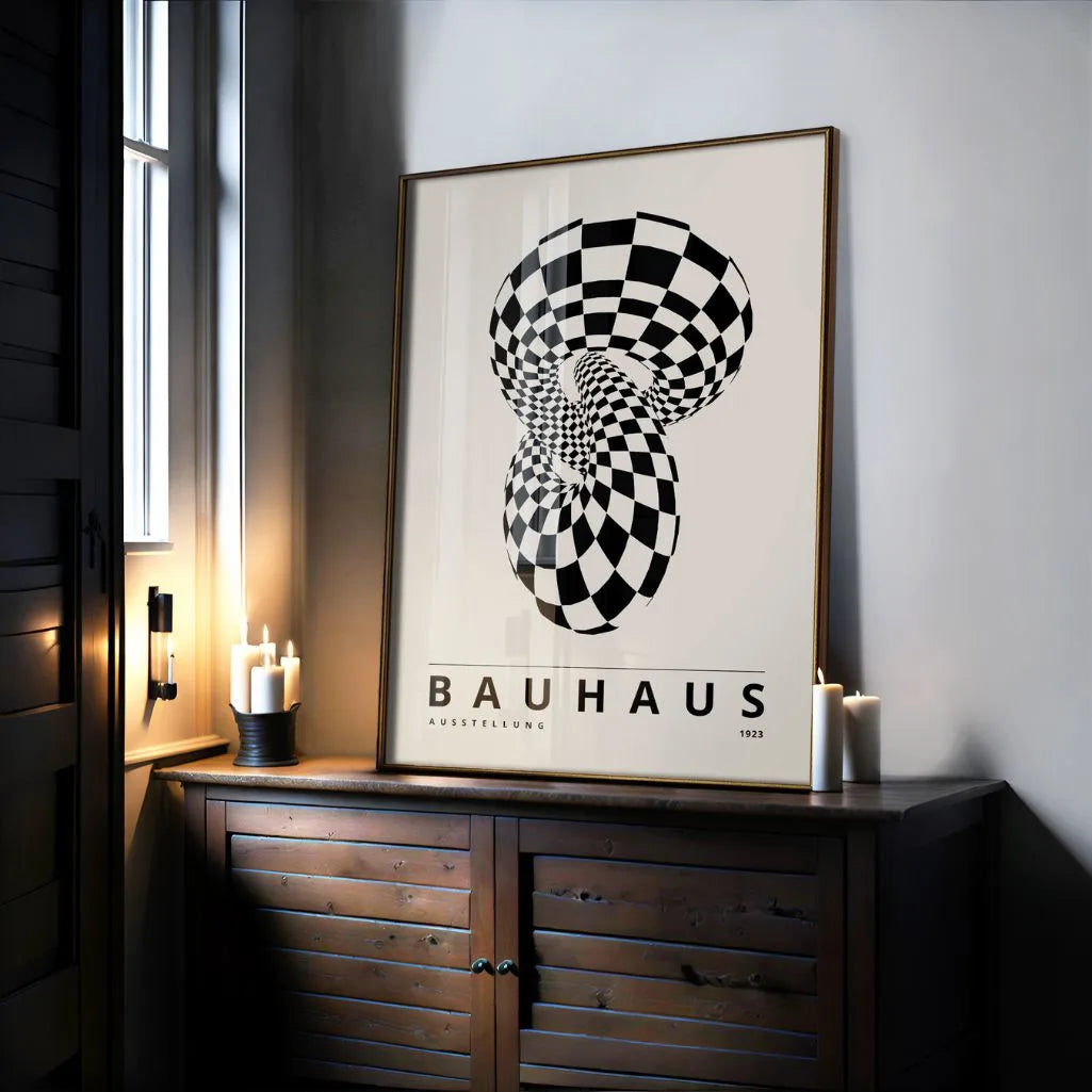 Bauhaus Beige Sog Poster