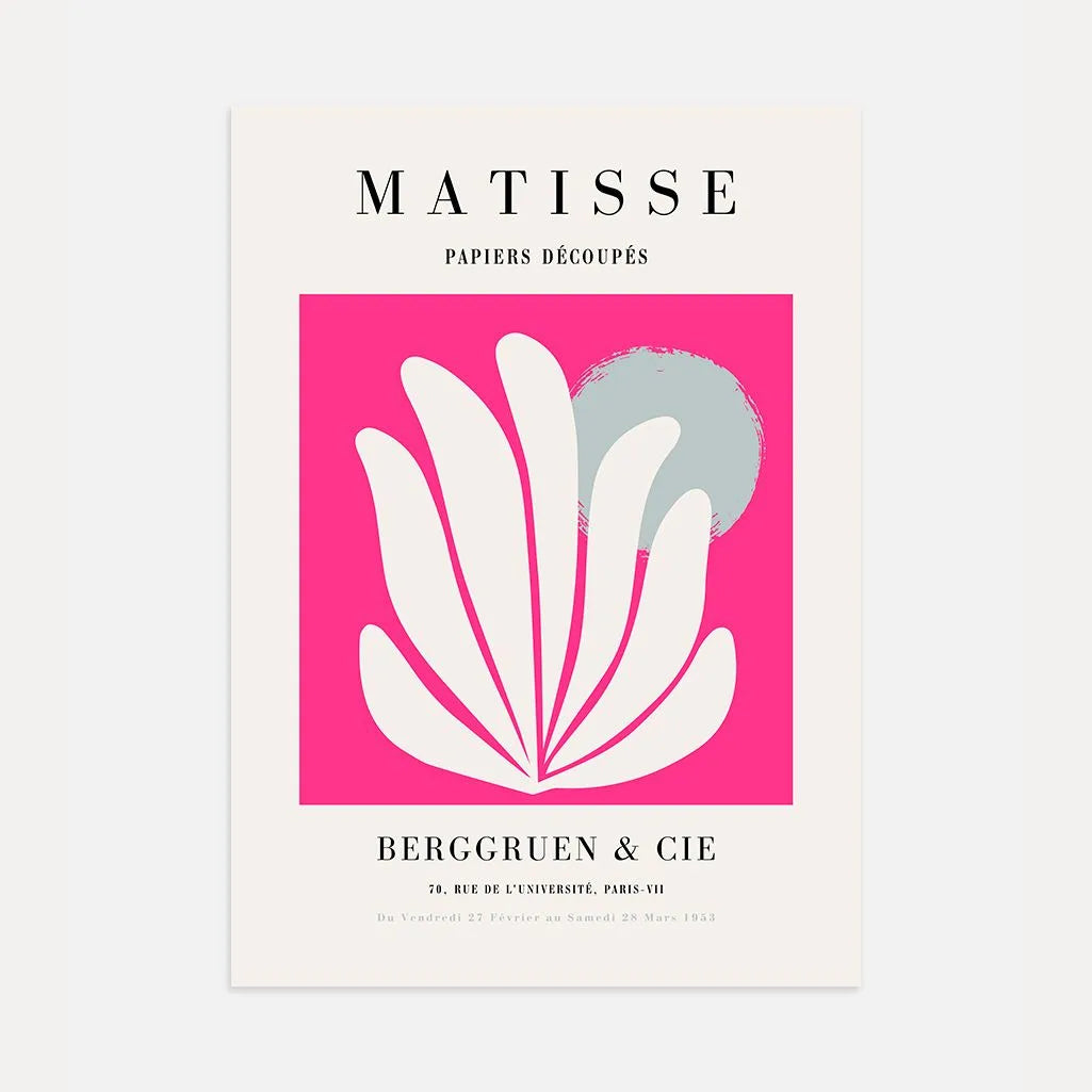 Matisse Fuchsia Statement Poster
