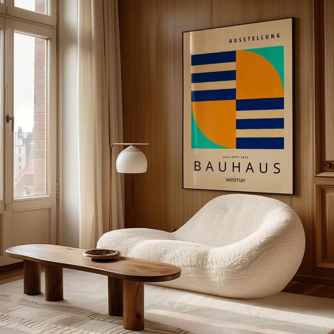 Bauhaus Turbine Geometrie Poster