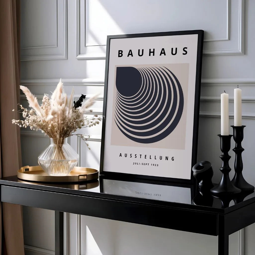 Bauhaus Illusion Poster