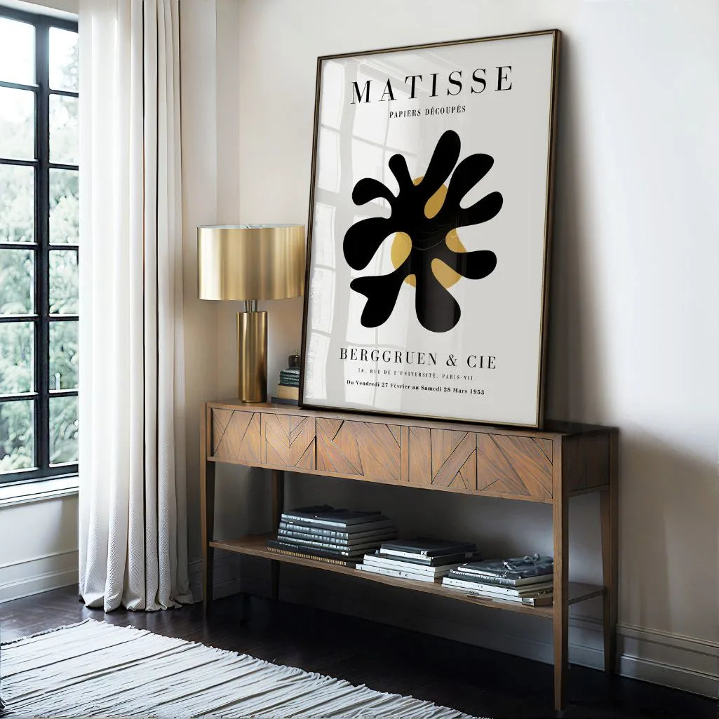 Matisse Schwarze Abstraktion Poster