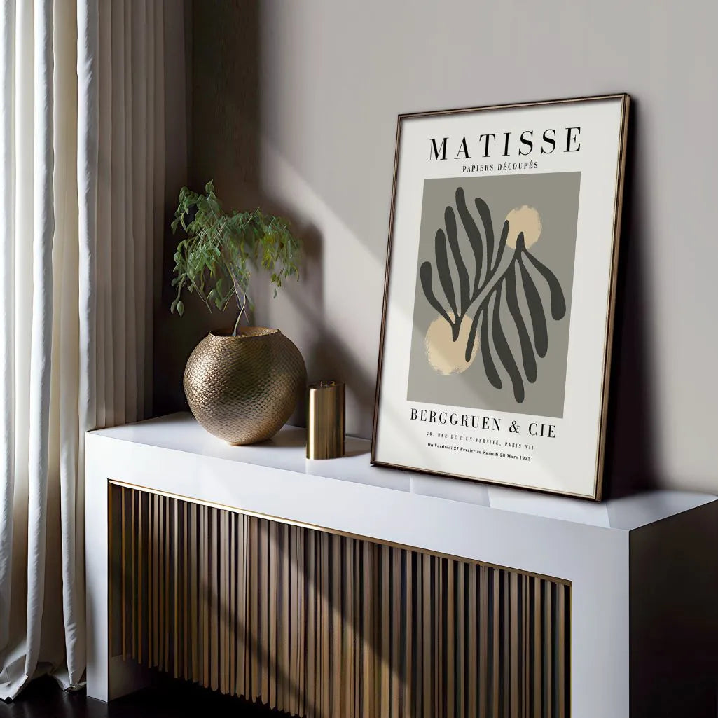 Matisse Graue Blätter Poster