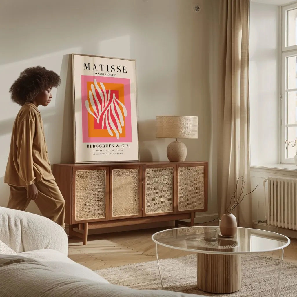 Matisse Korallenwarm Poster