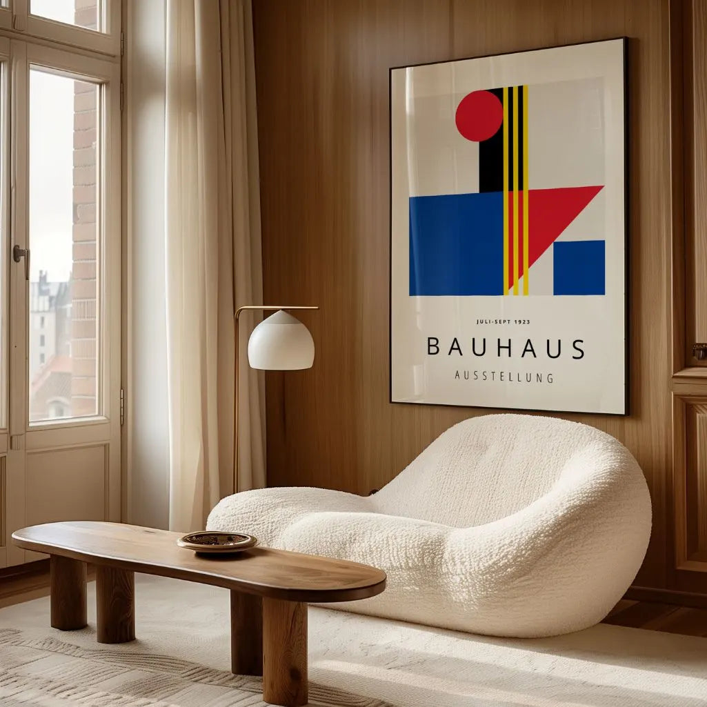 Bauhaus Farbkontrast Poster