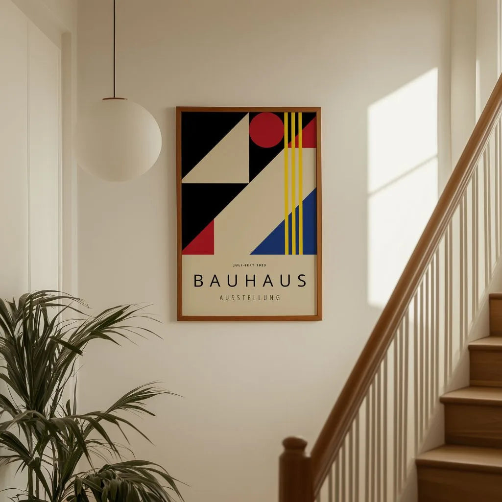 Bauhaus Primärfarben Poster