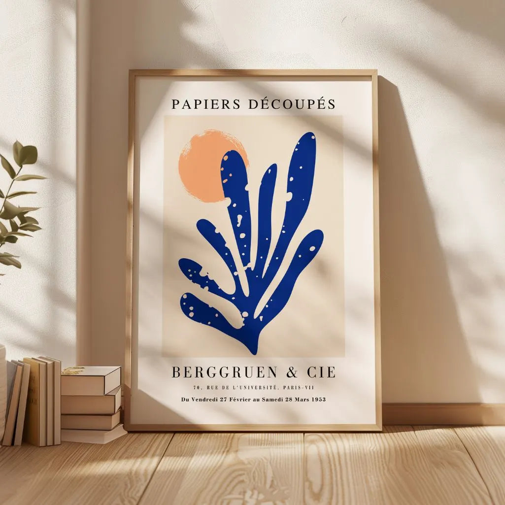 Matisse Tiefblau Sonne Poster