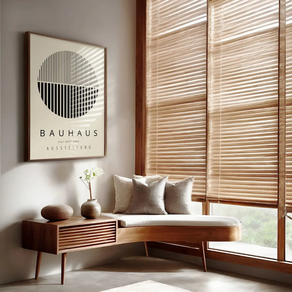 Bauhaus Gestreifter Kreis Poster