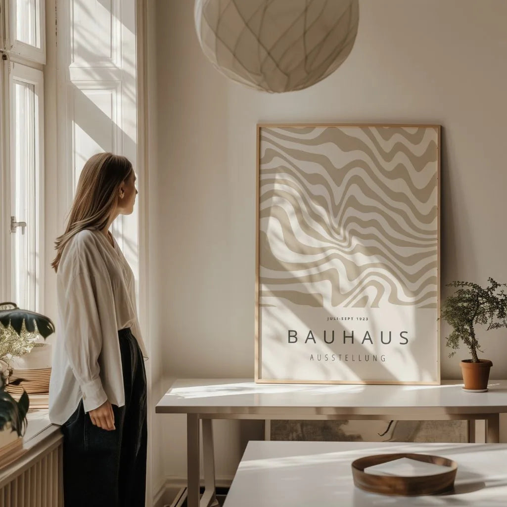 Bauhaus Wellenruhe Poster