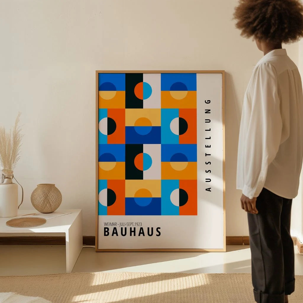 Bauhaus Farbspiel Poster