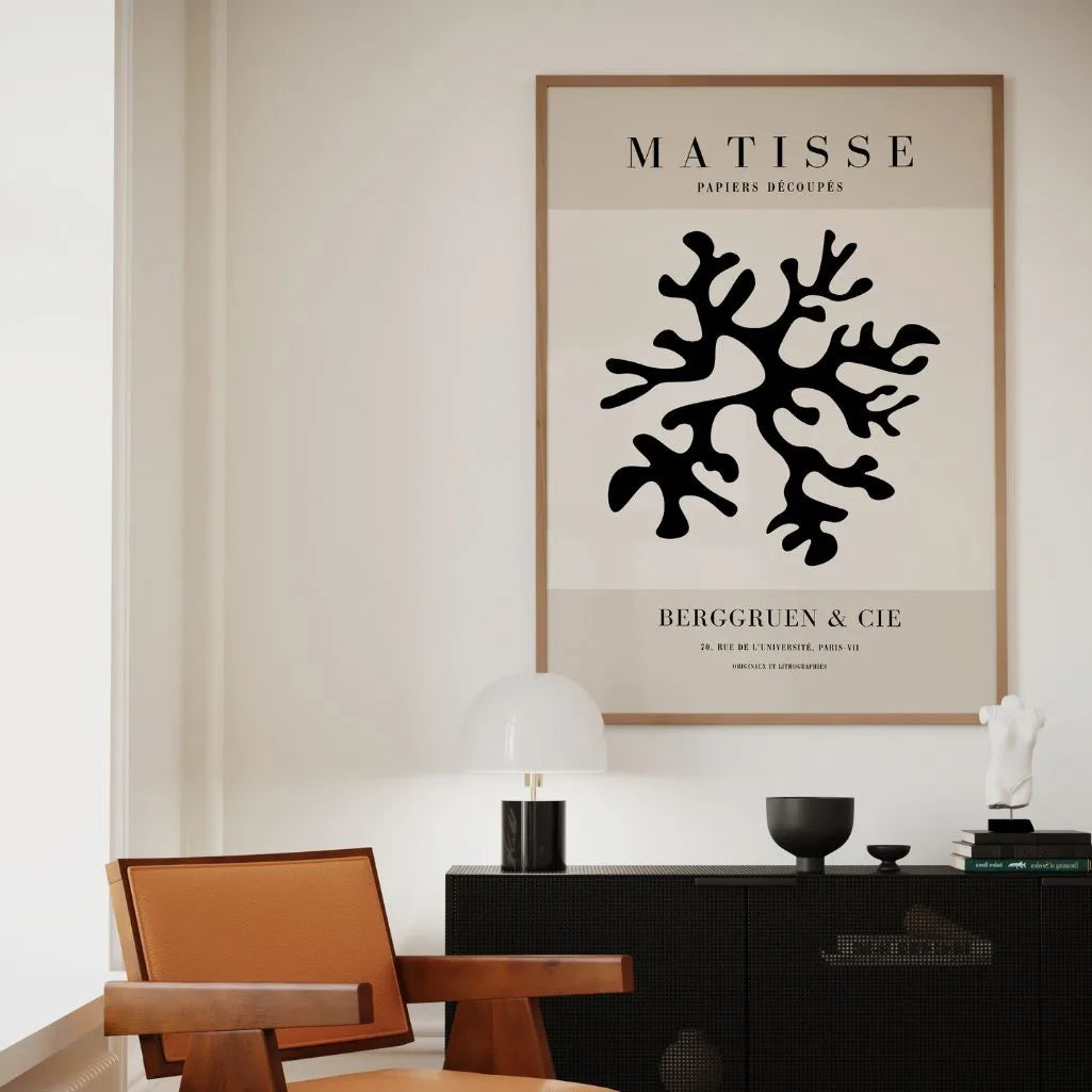 Matisse Schwarzes Korallenriff Poster