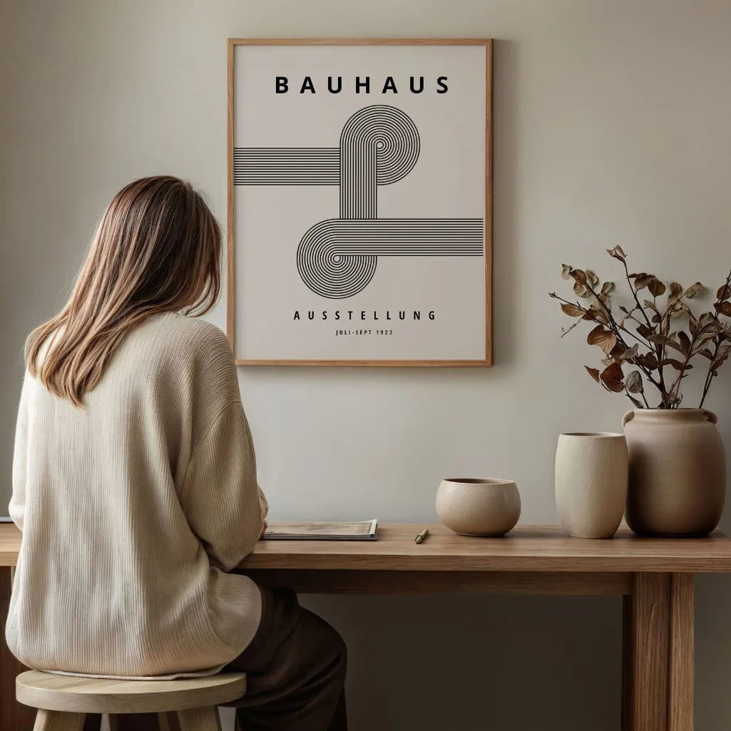 Bauhaus Linienordnung Poster