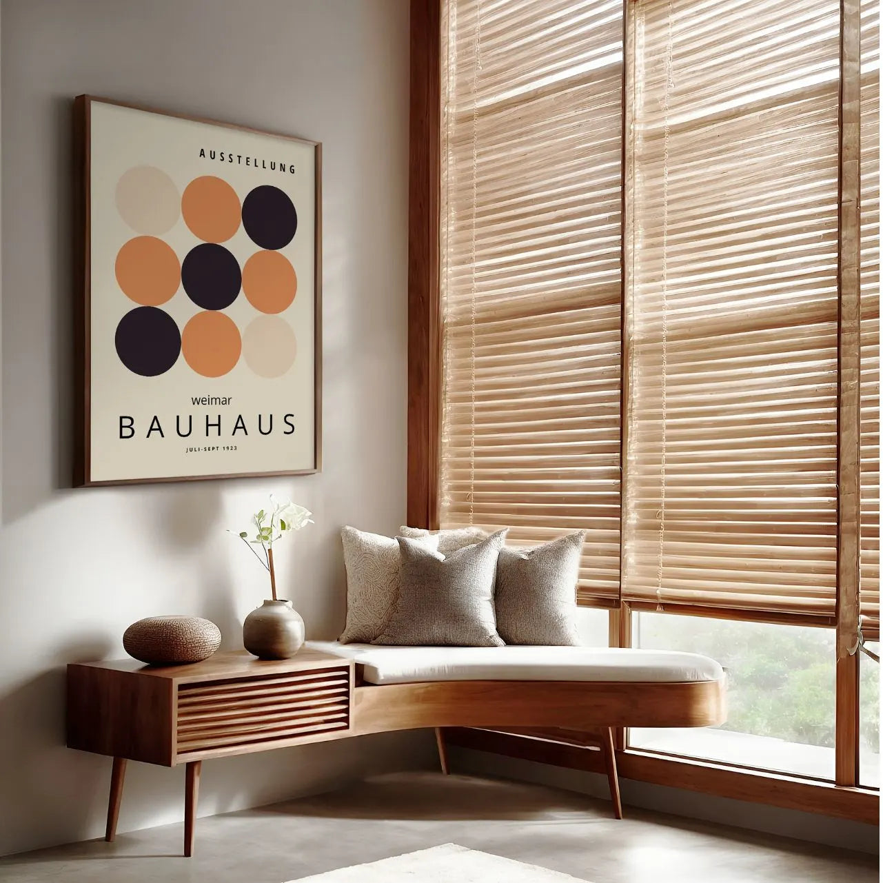 Bauhaus Kreis Harmonie Poster