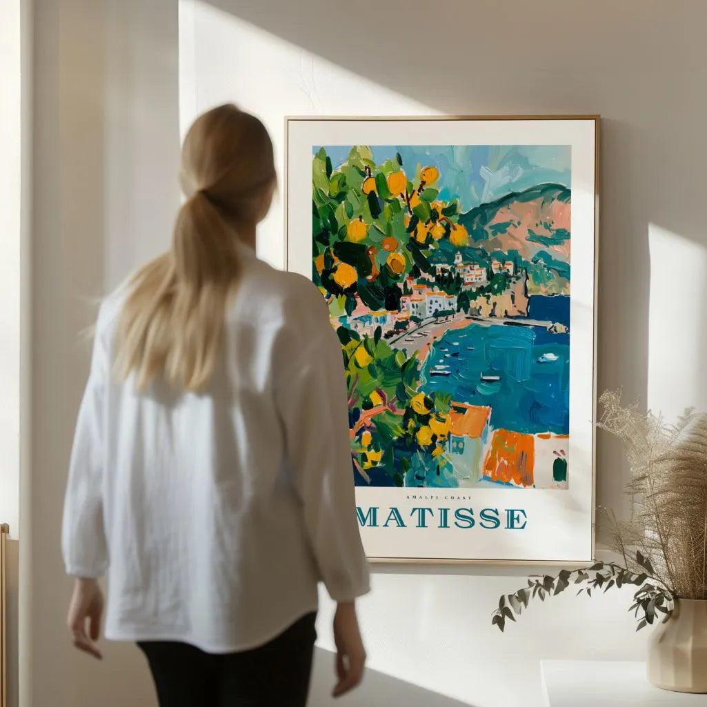 Matisse Amalfi Blau Poster