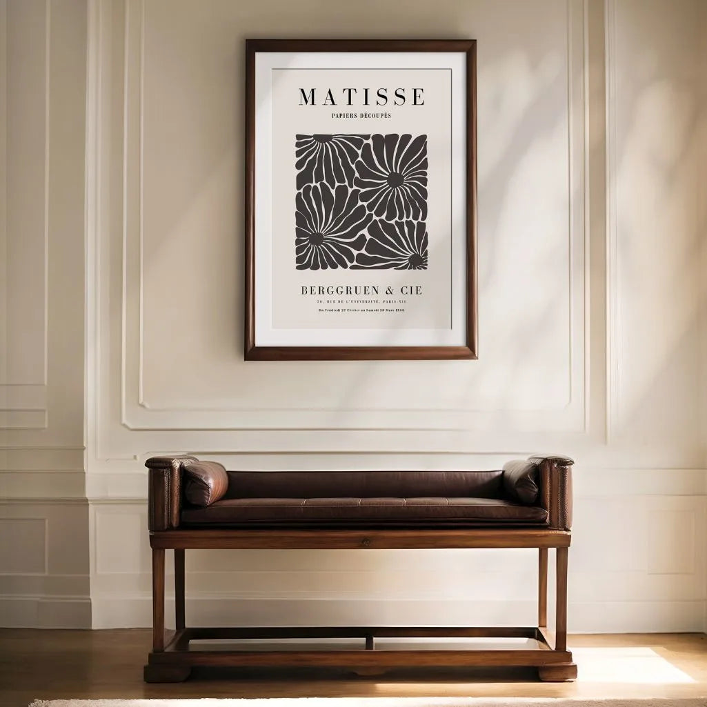 Matisse Braun Blumen Poster