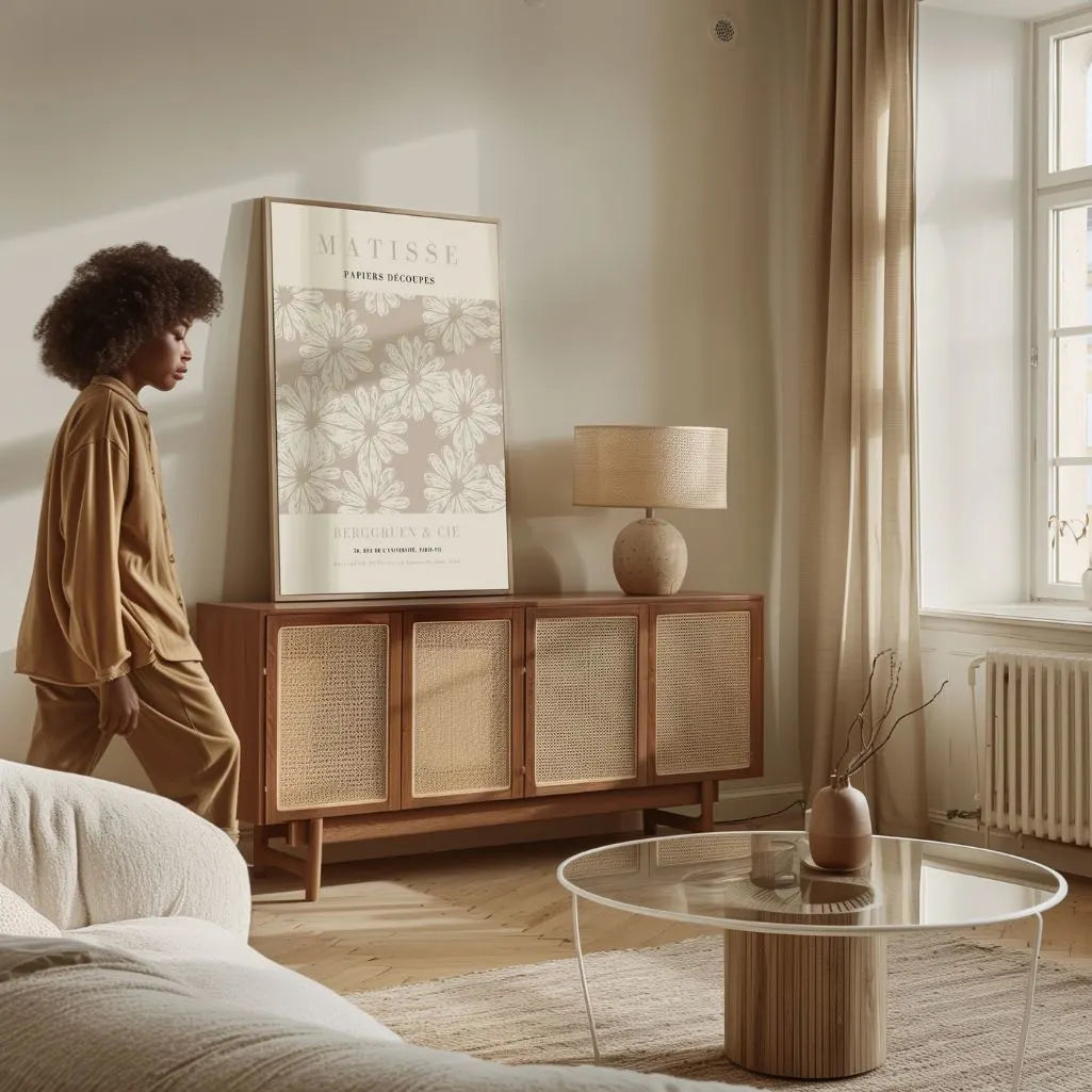 Matisse Beige Gänseblümchen Poster