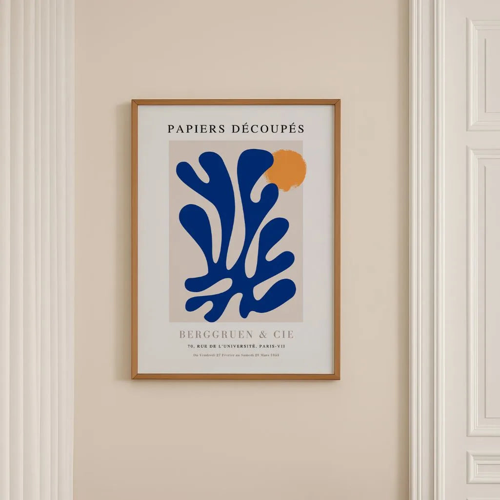 Matisse Blau Klar Poster