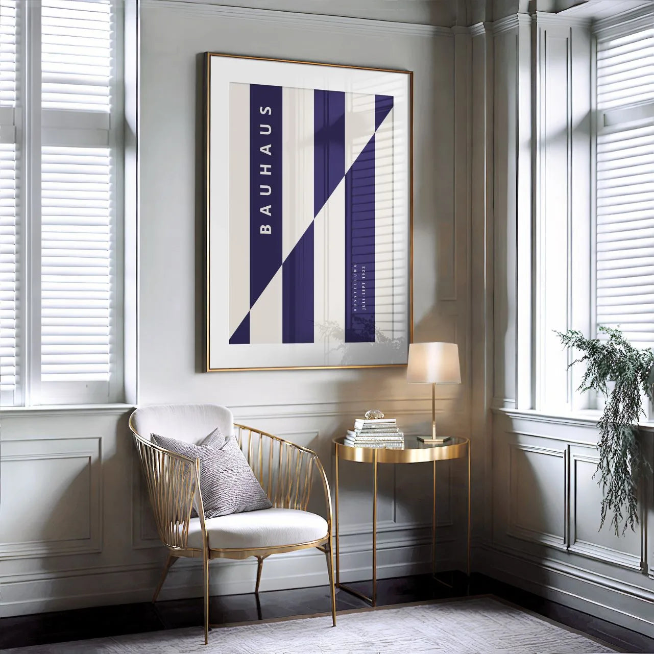 Bauhaus Klarer Schnitt Poster