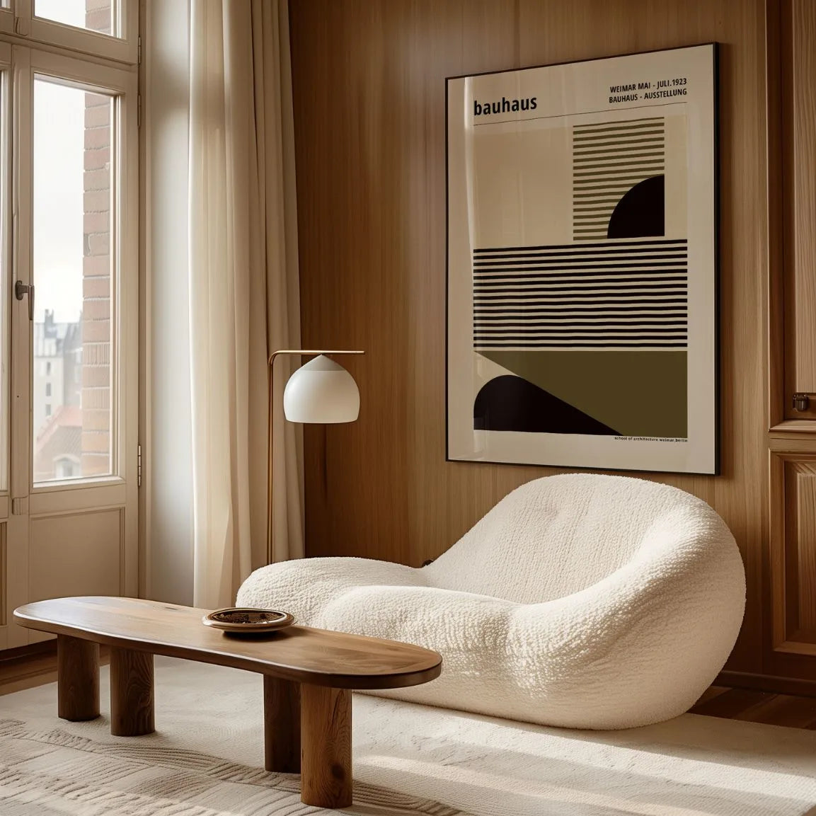 Bauhaus Geometrische Linien Poster