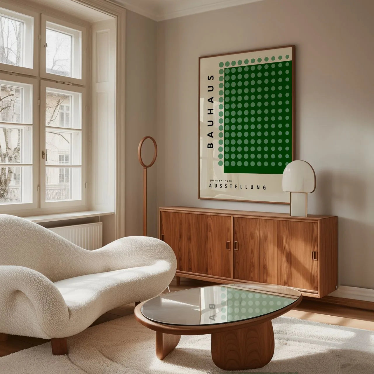 Bauhaus Grün Ruhe Poster