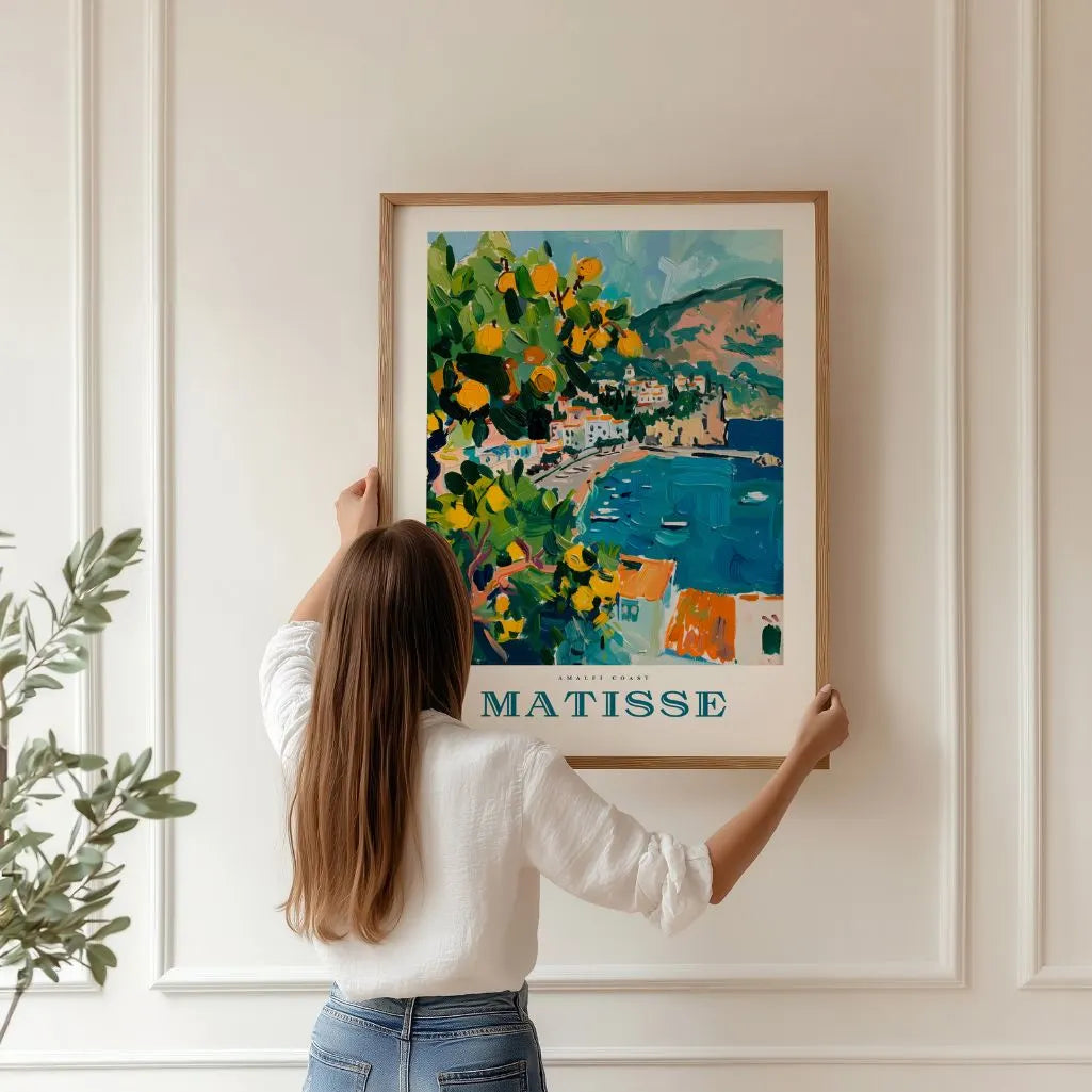 Matisse Amalfi Blau Poster