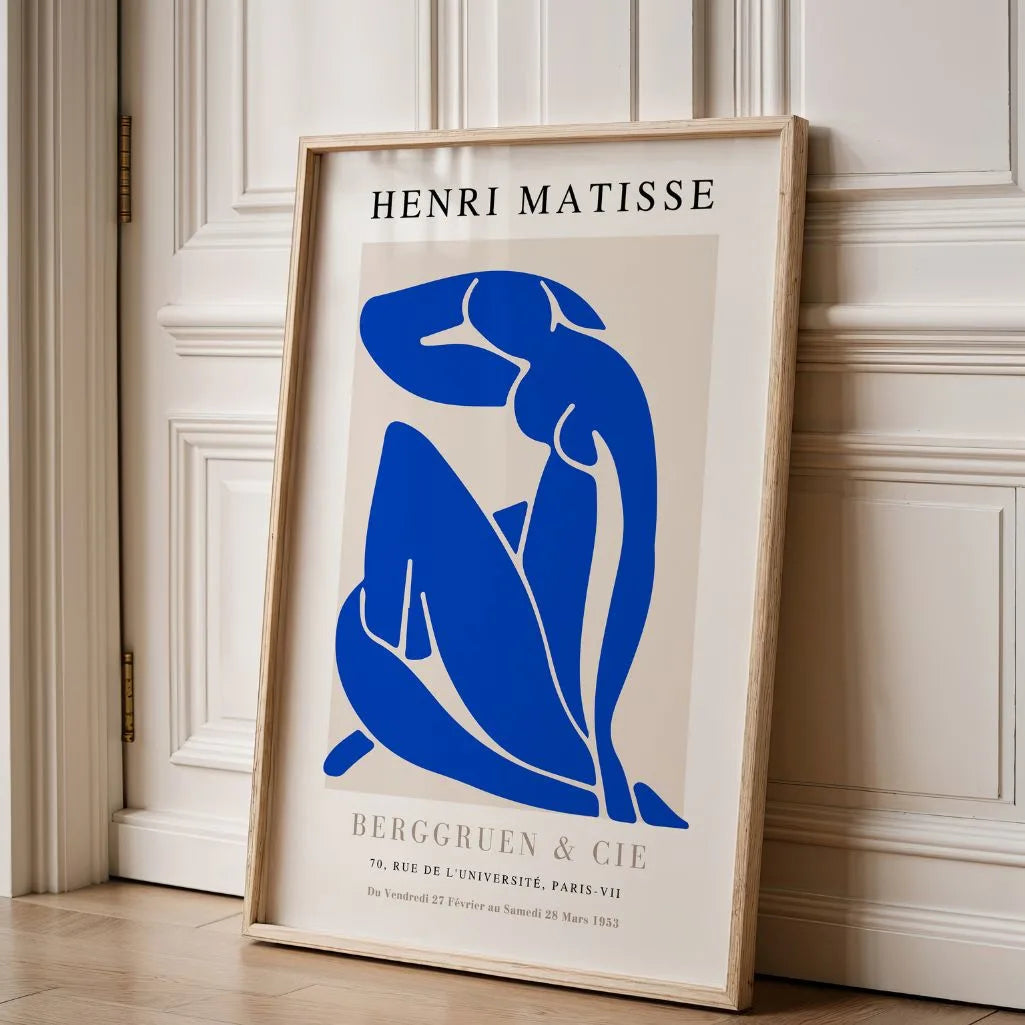 Matisse Nu Bleu Tiefblau Poster