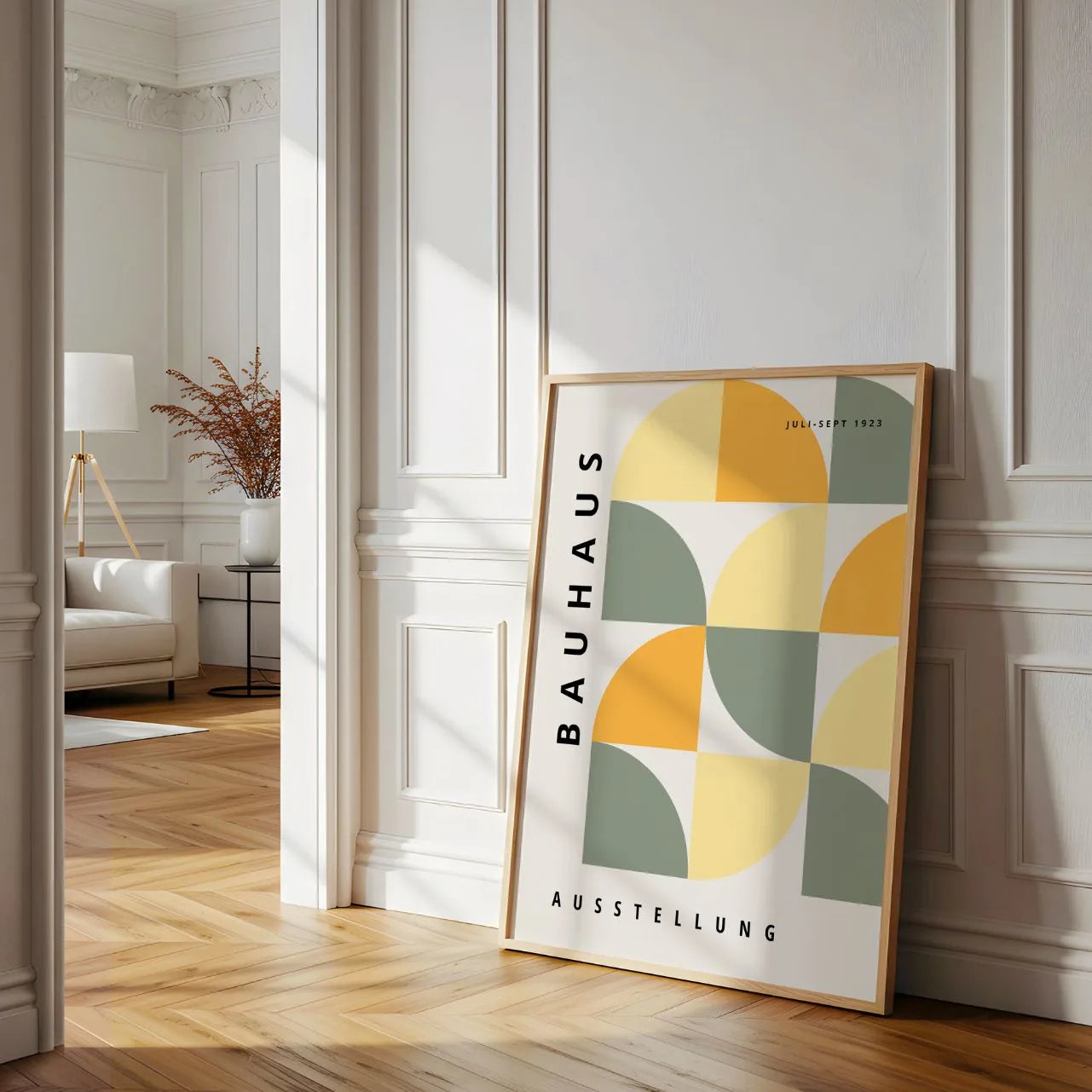 Bauhaus Pastell Ruhe Poster