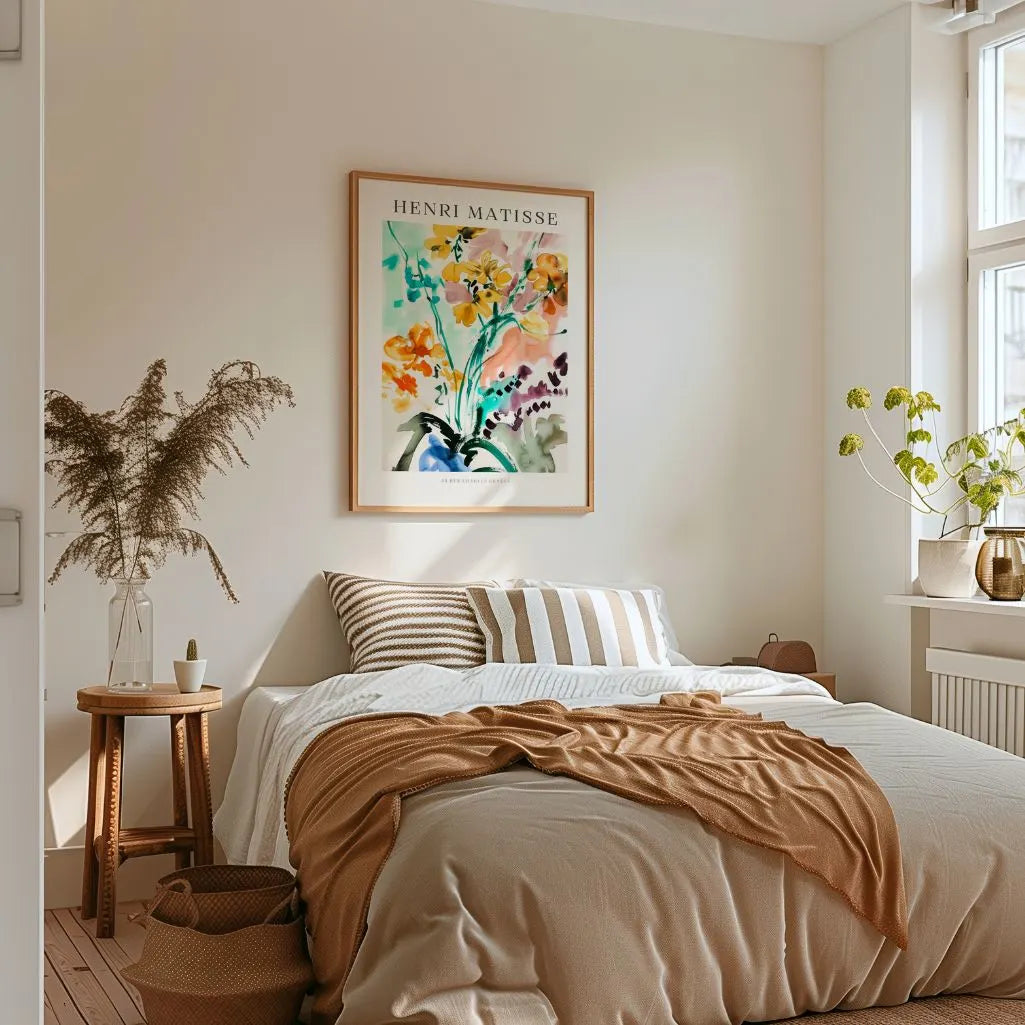 Matisse Aquarell Blumen Poster