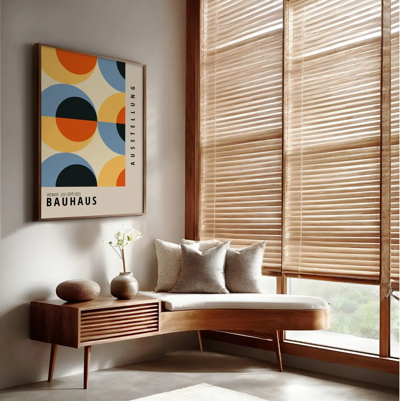 Bauhaus Retro Farben Poster