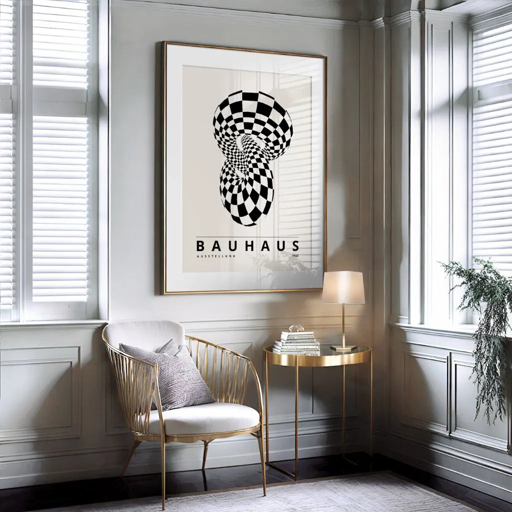 Bauhaus Beige Sog Poster