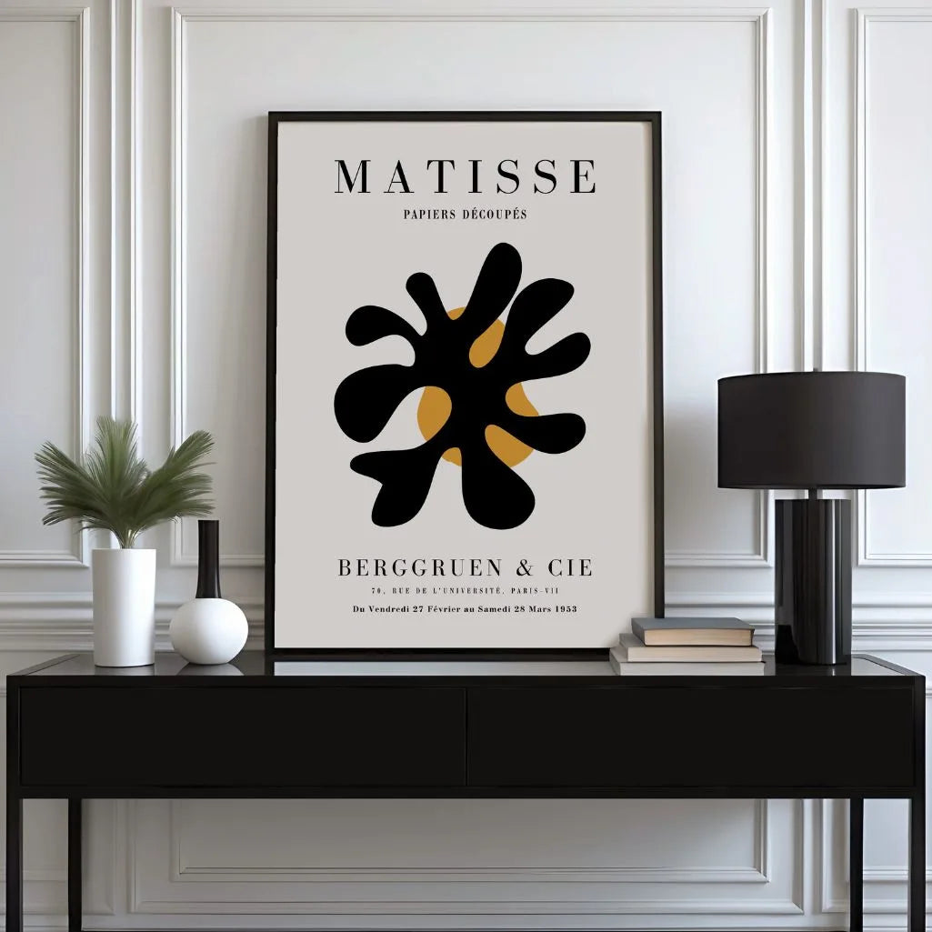 Matisse Schwarze Abstraktion Poster