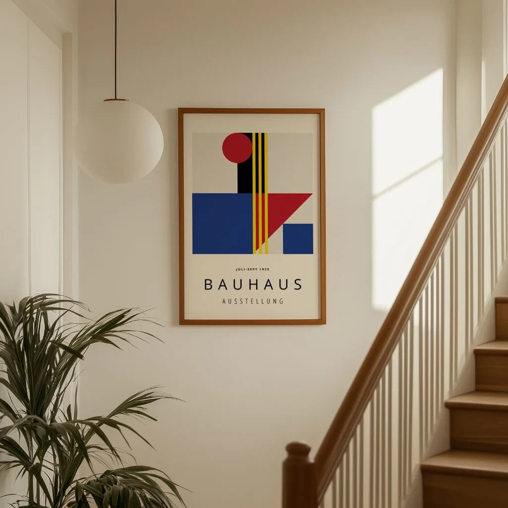 Bauhaus Farbkontrast Poster